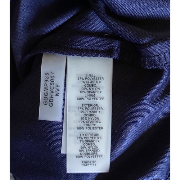 GUESS Los Angeles Womens Size 6 Blue Sleeveless Sheath Bodycon Cocktail Dress - Picture 9 of 10